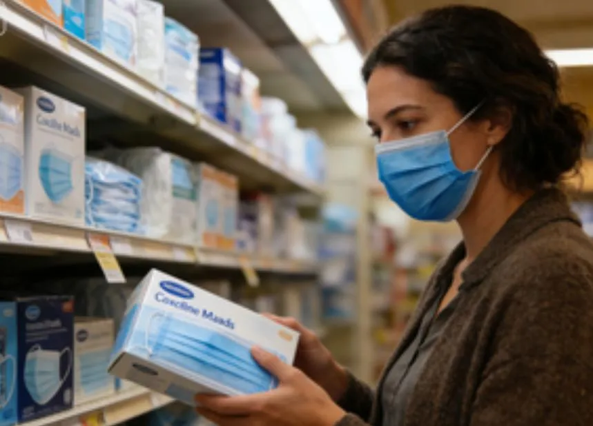 disposable mask in Grocery Stores